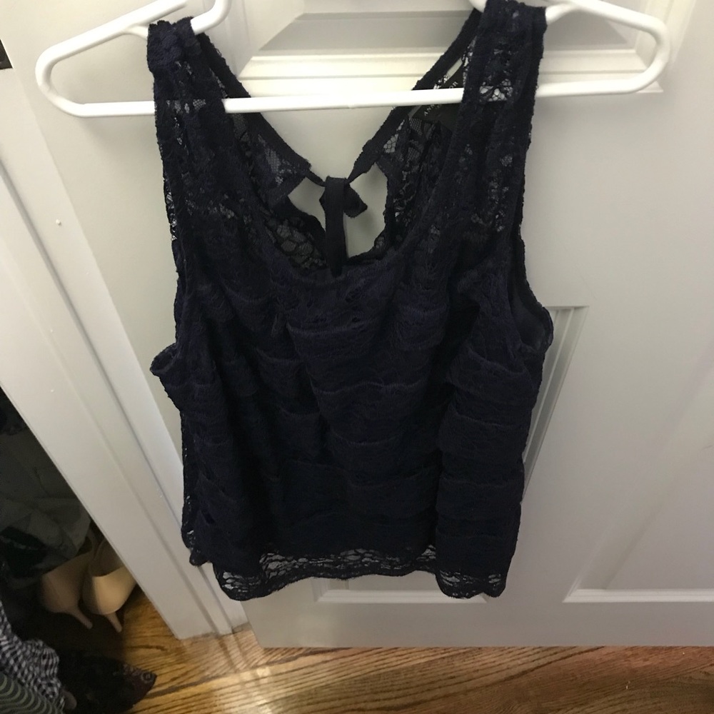 Ann Taylor blue blouse